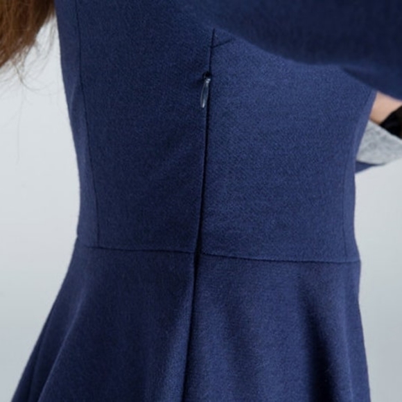 Blue and Grey Dress - Picture 5 of 5